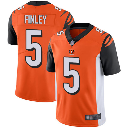 Cincinnati Bengals Limited Orange Men Ryan Finley Alternate Jersey NFL Footballl #5 Vapor Untouchable->cincinnati bengals->NFL Jersey